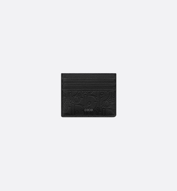 Dior Card Holder Black Gravity