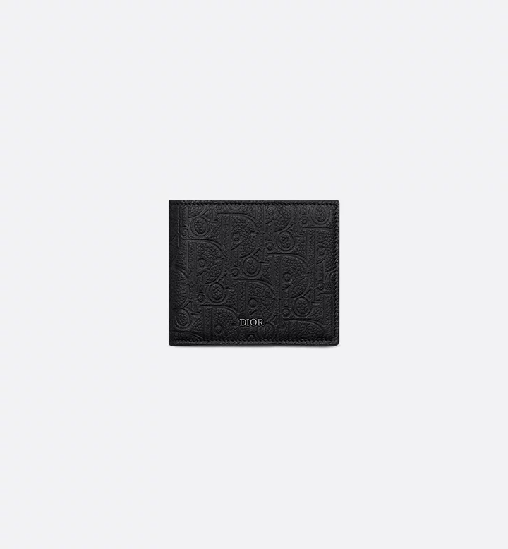 Dior Gravity Bifold Wallet Black