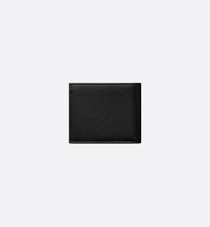 Dior Saddle Bifold Beige Grained Wallet