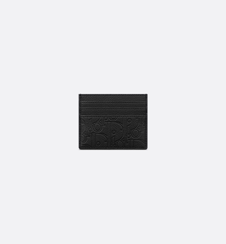 Dior Card Holder Black Gravity