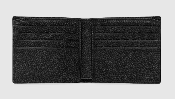 Gucci Bi-fold Wallet with Logo Black