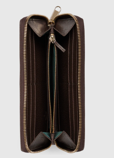 Gucci Ophidia Zip Around Wallet Women's