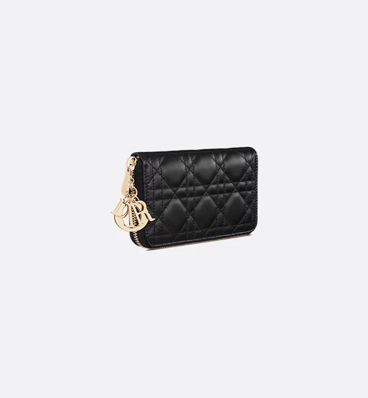 Dior Medium Lady Dior Zipped Wallet
