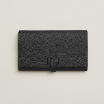 Hermes New H Passant Toutenmain Wallet Noir