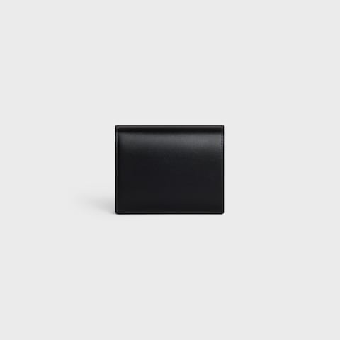 Celine Small Flap Wallet Triomphe Black